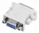 Adaptador Dvi Macho 24+1 A Vga Hembra 15 Pines Para Vídeo Pc
