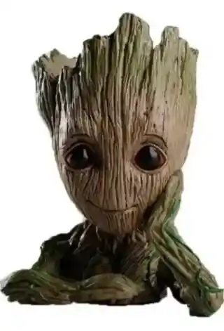 Figura Maceta Groot Guardianes De La Galaxia Mano Cara