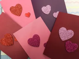 Tarjetas 10 X 15 Aprox Corazones