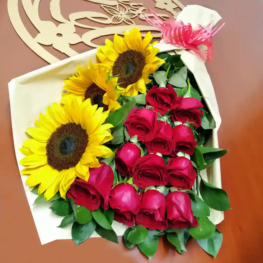 Bouquet Glamour Girasoli Grande