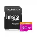 Adata Memoria Micro Sd 64 Gb Clase 10