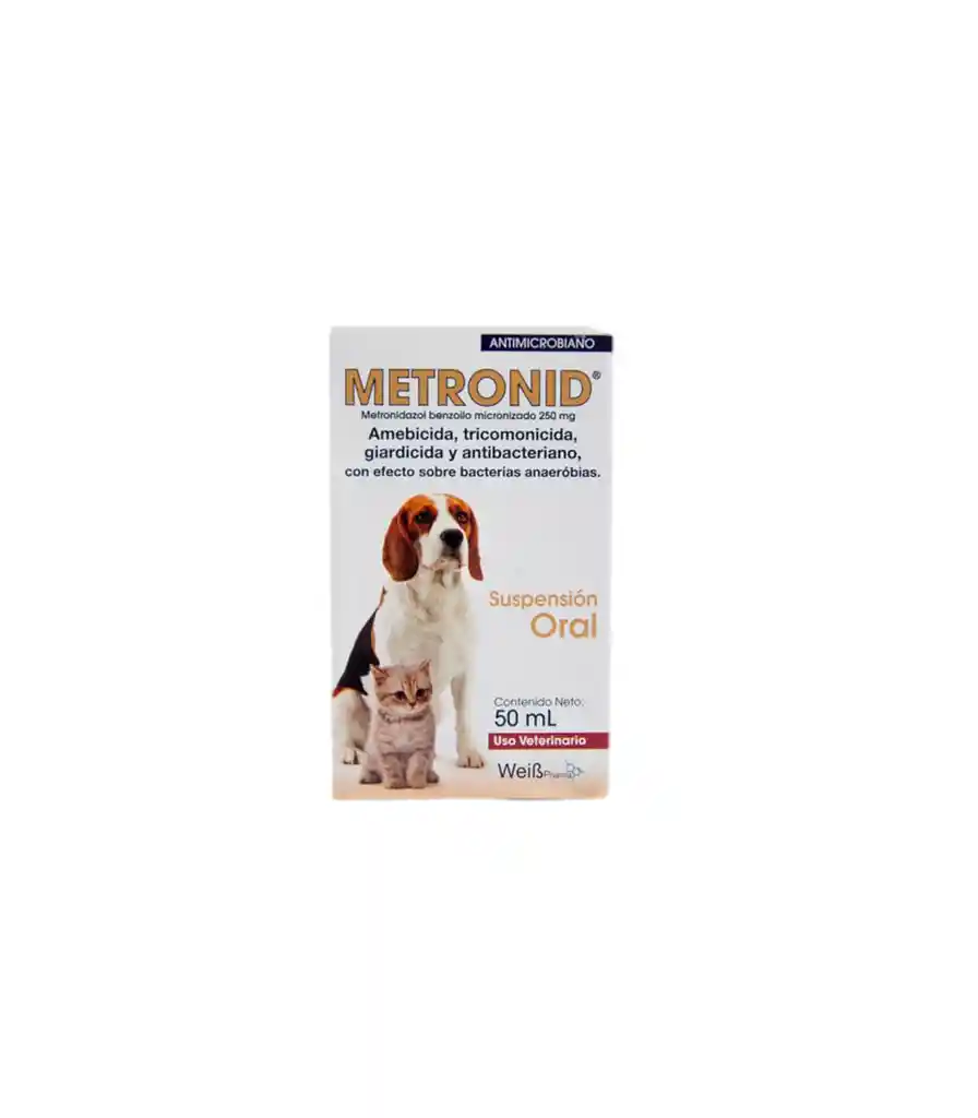 Antibiotico Mixto Metronid Fco X 50 Ml