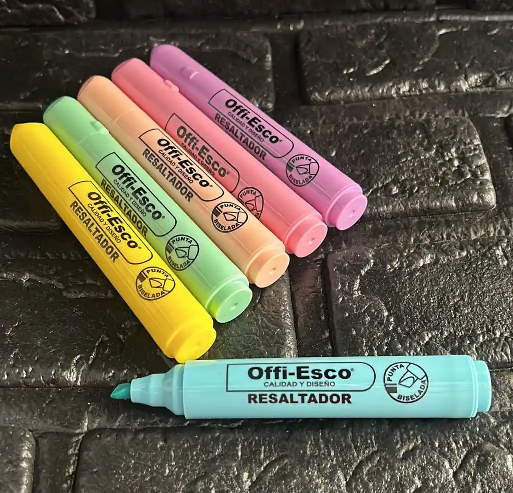 Resaltador X6 Offi-esco Pastel Gureso