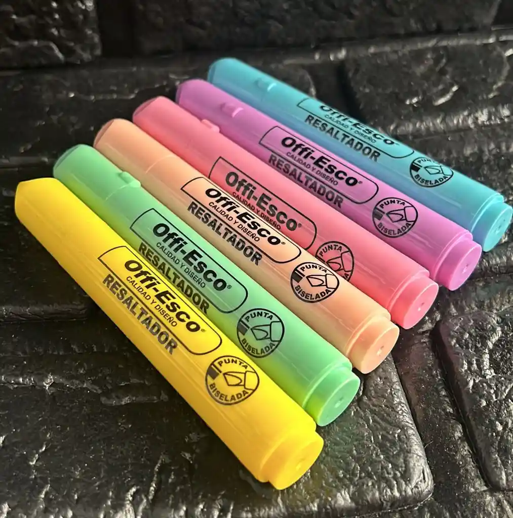 Resaltador X6 Offi-esco Pastel Gureso