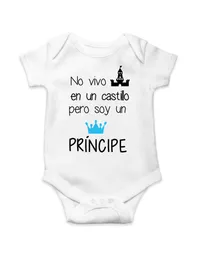 Body Para Bebe " No Vivo En Un Castillo, Pero Soy Un Principe"