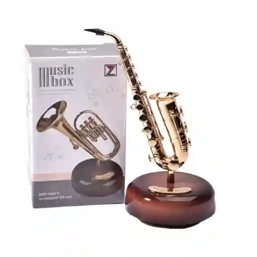Caja Musical Saxofon Regalo Decoracion