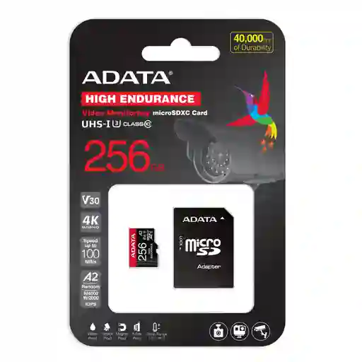 Memoria Microsd Adata 256gb Grabacio Continua