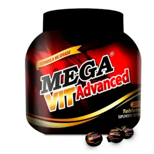 Megavit X 21 Unidades Potenciador Advanced Natural Viagra Hombres Fuerte Erección