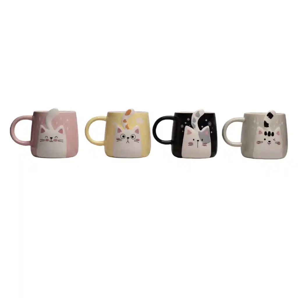 Mug Pocillo Ceramica Regalo Gato