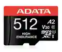 Memoria Microsd Adata 512gb Grabacion Continua Highendurance