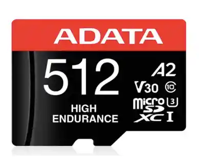 Memoria Microsd Adata 512gb Grabacion Continua Highendurance