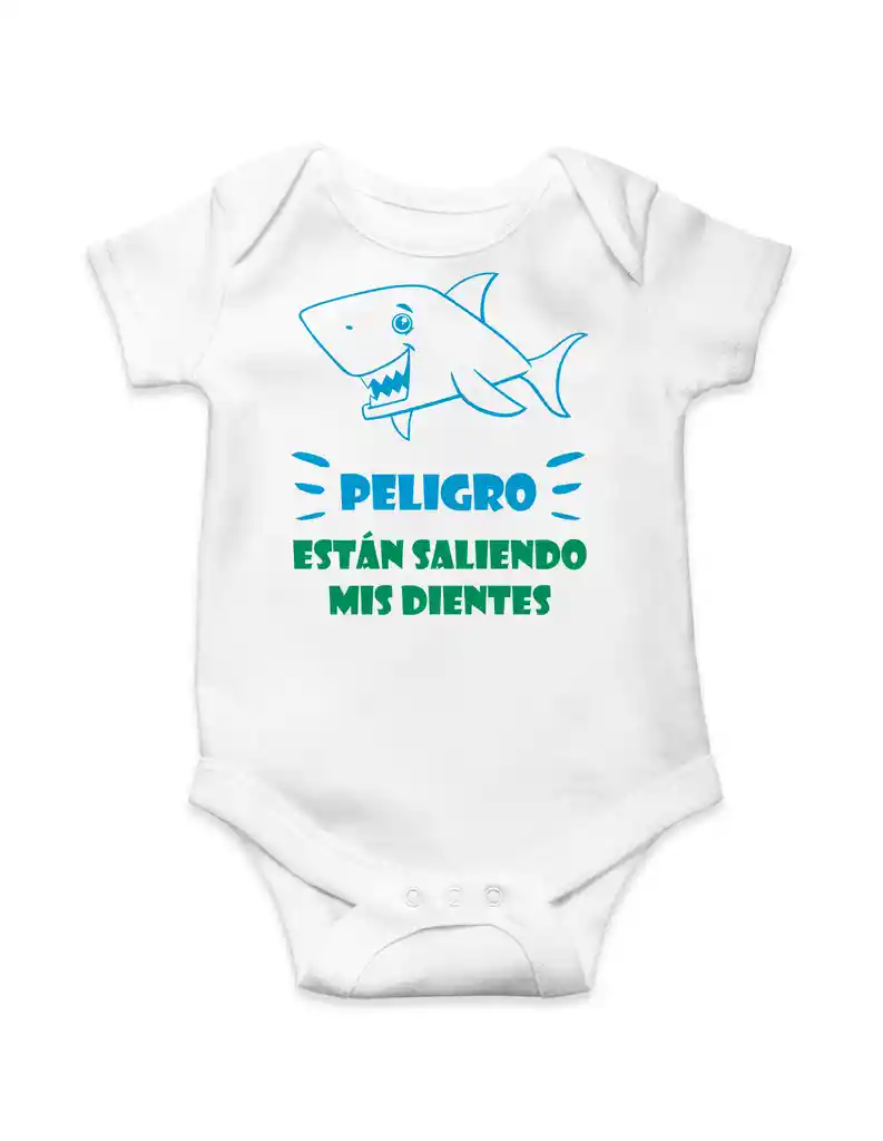 Body Para Bebe "peligro Estan Saliendo Mis Dientes"