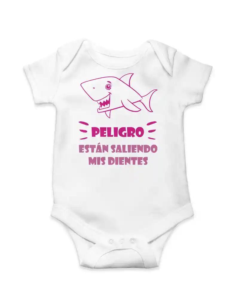 Body Para Bebe "peligro Estan Saliendo Mis Dientes"