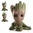 Figura Maceta Groot Guardianes De La Galaxia Manos Corazón