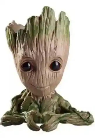 Figura Maceta Groot Guardianes De La Galaxia Manos Corazón