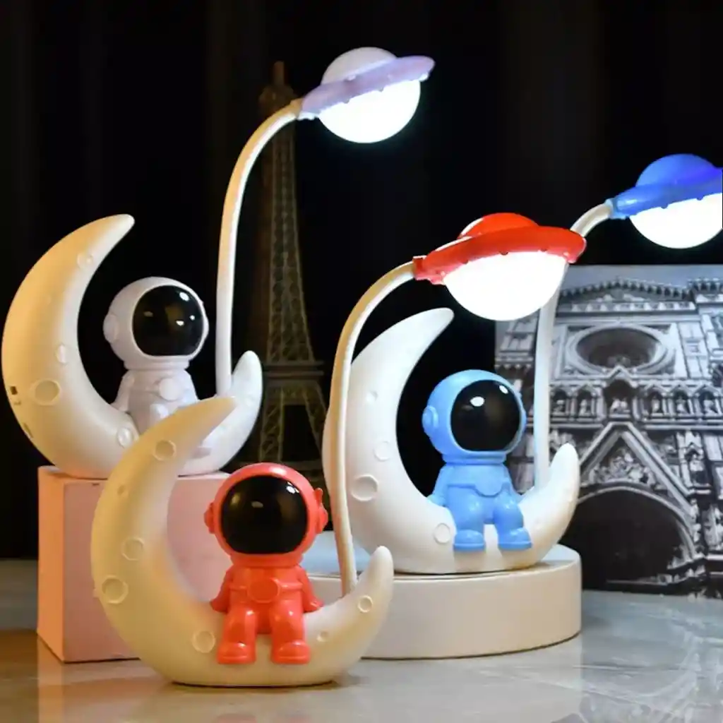 Lampara Escritorio Mesa Astronauta Regalo