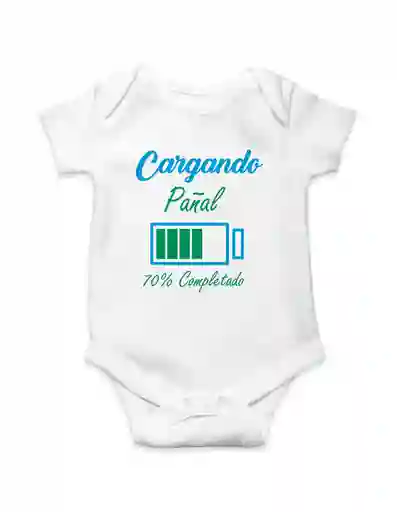 Body Para Bebe "cargando Pañal 70%"