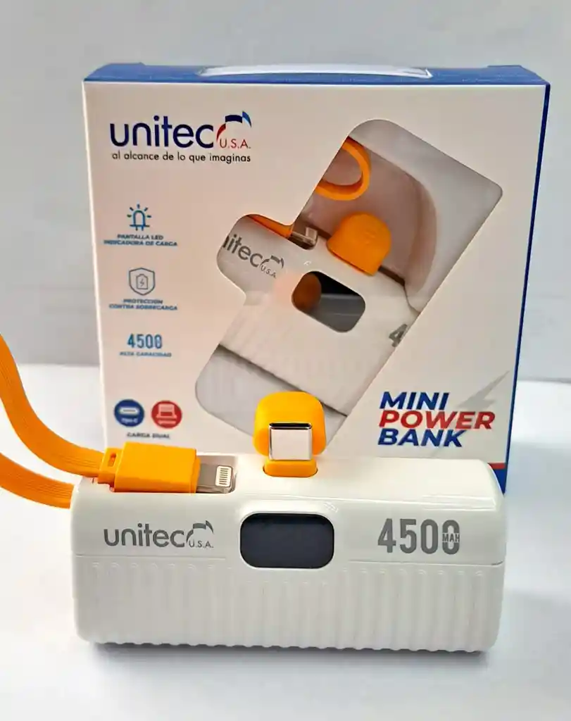 Power Bank Mini 4500 Mah Unitec