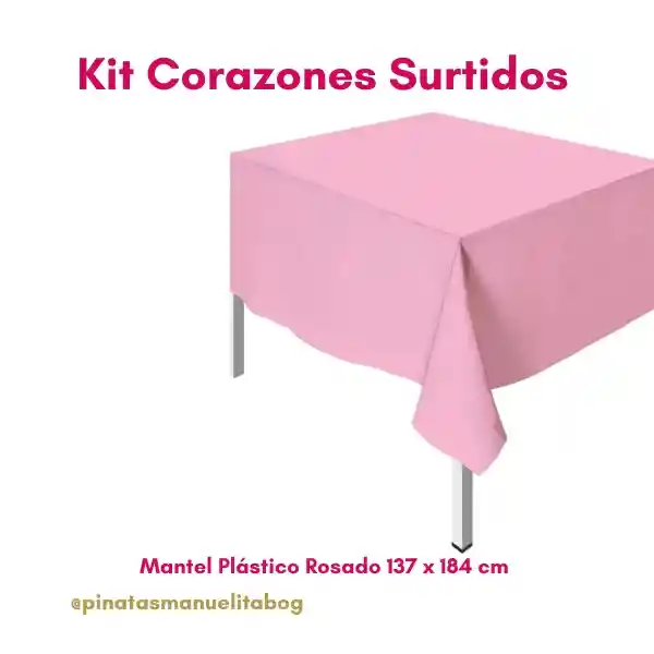 Kit Decoración San Valentin Corazones Surtidos