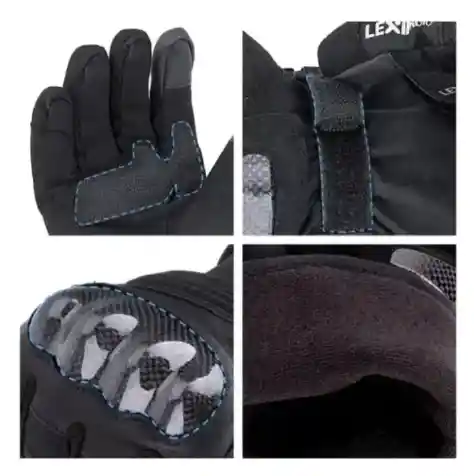 Guantes 100% Impermeables Y Térmicos Para Moto Lexin