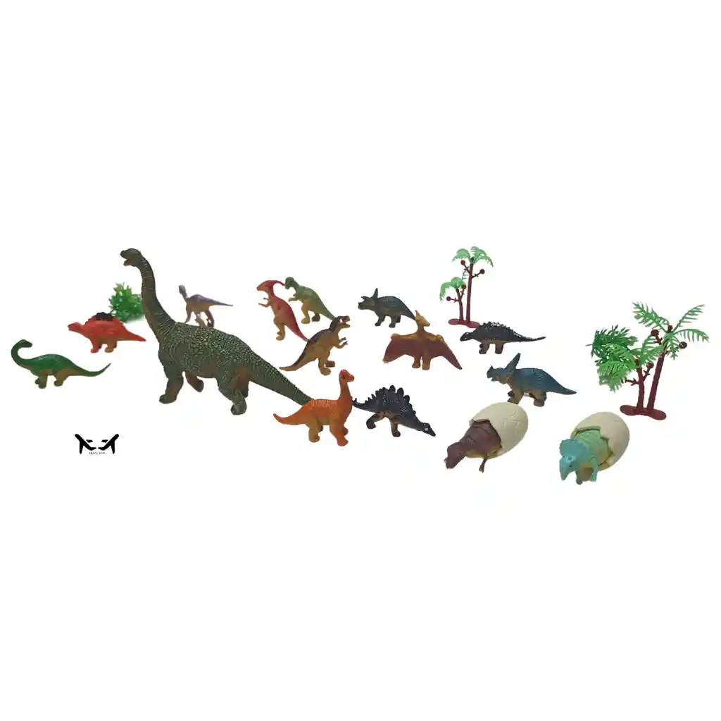 Camión Portátil Con 12 Dinosaurios Distintos