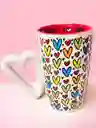 Taza Extragrande En Ceramica Corazon - Regalo San Valentin