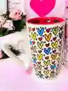 Taza Extragrande En Ceramica Corazon - Regalo San Valentin