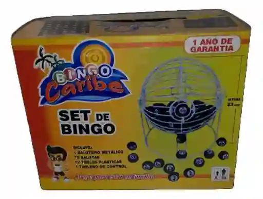 Juego De Bingo Familiar Con 12 Tablas Y 75 Balotas