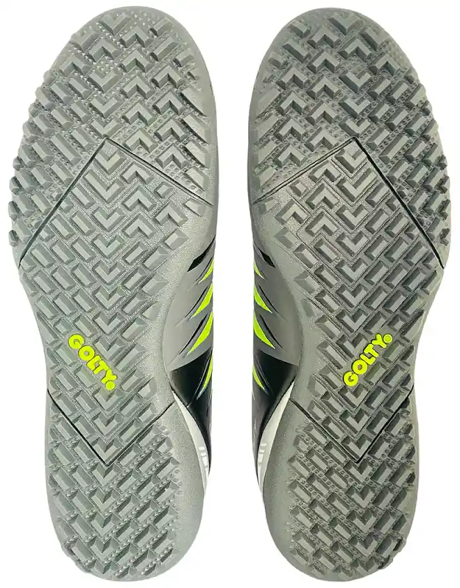 Zapatillas Golty Turf Profesional Fx Sintetica/ Gris-negro-talla 7