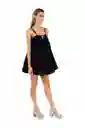 Vestido Corto Emmy Negro S