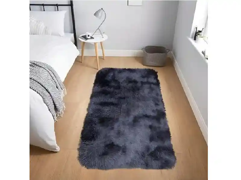 Tapete Alfombra Peluda 60 Cm * 150 Cm Pie De Cama Colores