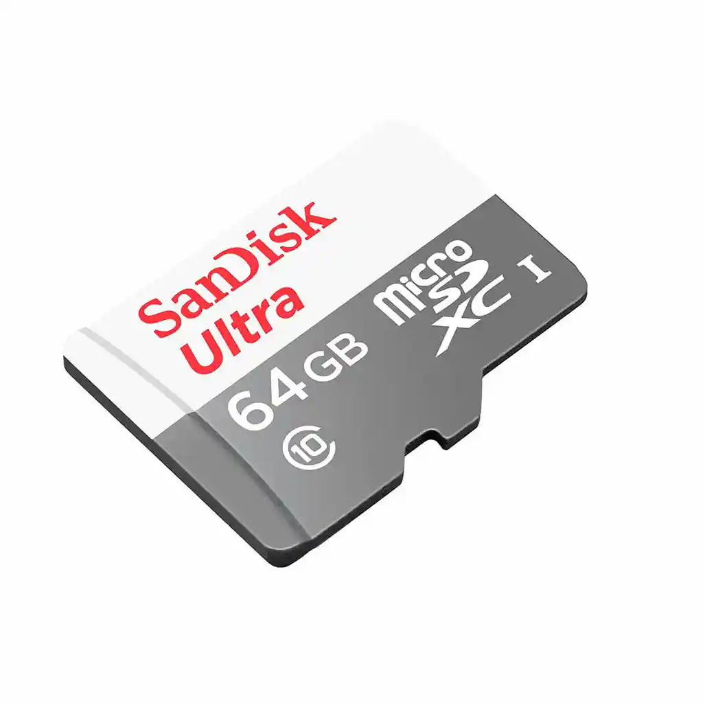 ⭐micro Sd Sandisk Ultra De 64 Gb + Adaptador Clase 10⭐
