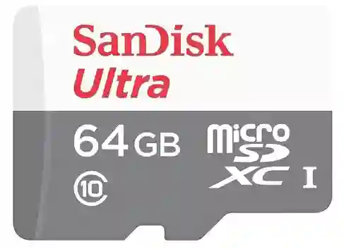 ⭐micro Sd Sandisk Ultra De 64 Gb + Adaptador Clase 10⭐