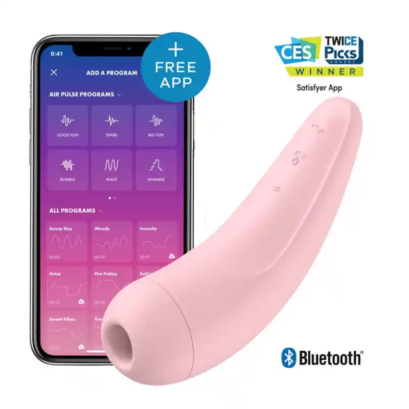 Satisfyer Curvy 2+ App Rosado