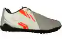 Zapatillas Golty Turf Profesional Fx Sintética/blanco-gris-talla 7