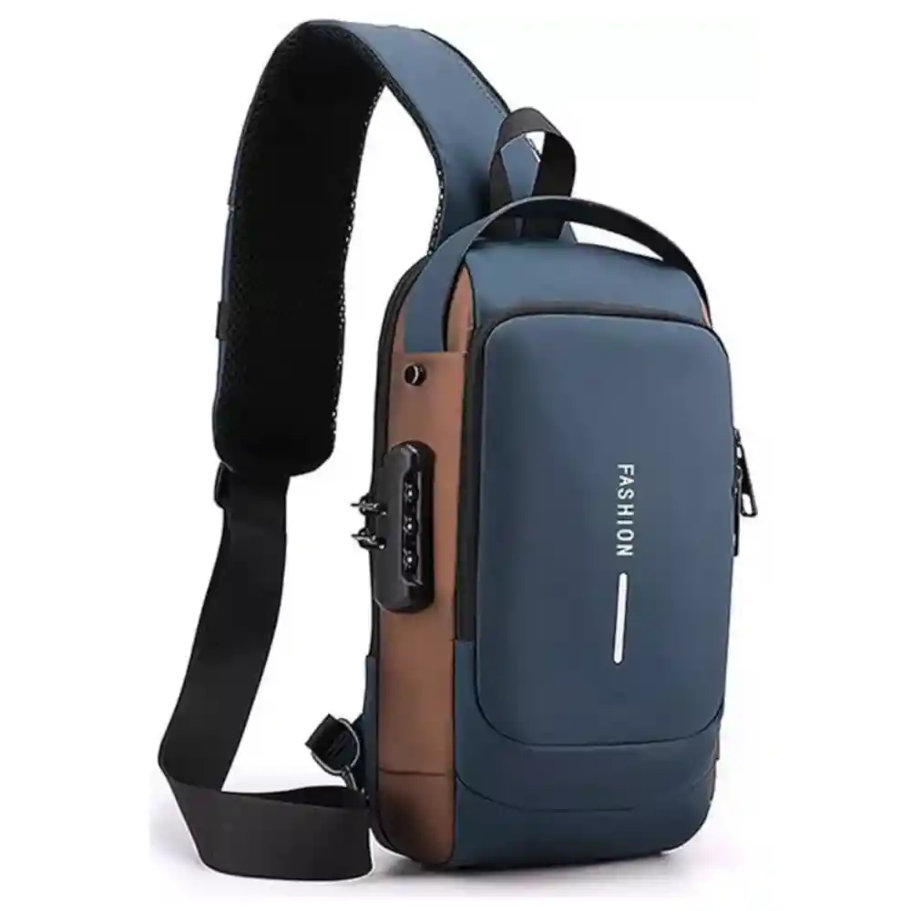 Morral Antirrobo Maleta Impermeable Bolso Cruzado Puerto Usb