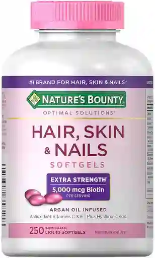 Hair, Skin Nails 250 Cápsulas