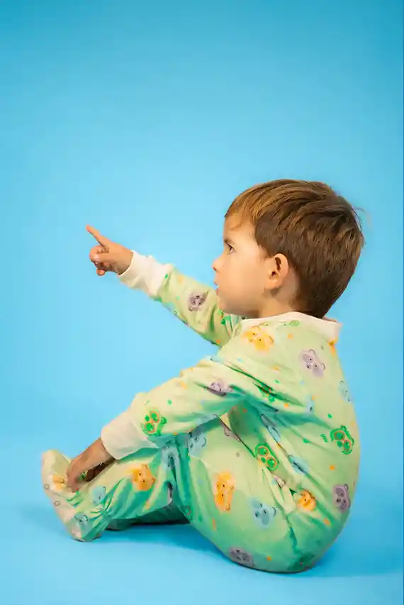 Pijama Enteriza Térmica Osos Verde 12-18m