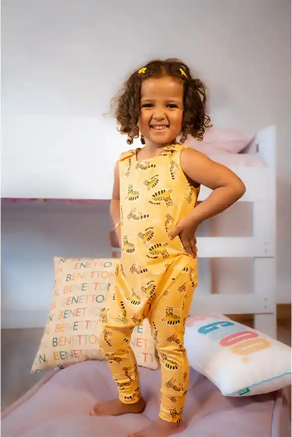 Harem Romper Tigrillo 6-9m