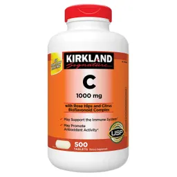 Kirkland Vitamina C 1000mg X500 Tabletas