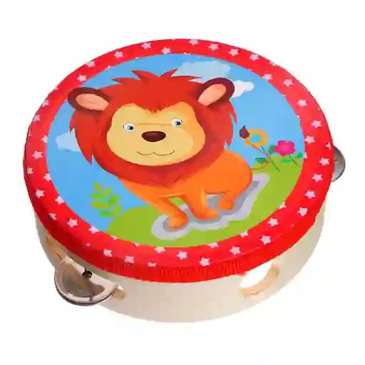 Pandereta Musical De Animales Didactico Para Niños