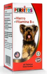 Perritos Hierro + Vitamina B 12 Frasco X 60 Tabletas