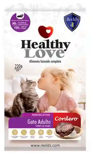 Reelds Healthy Love Gatos Adultos Sabor Cordero X 220 G