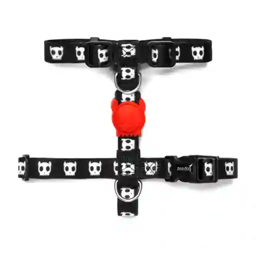 Skull H-harness Extra Small Cuello: Xs: 20-34 Cm Cintura: Xs: 23-38 Cm