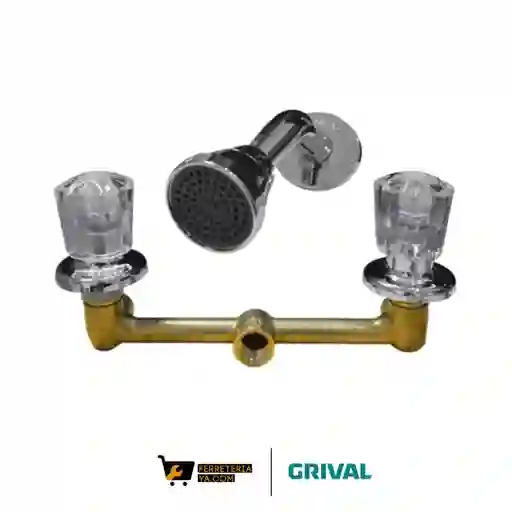 Mezclador Ducha Doble De 8" Grival Brisa