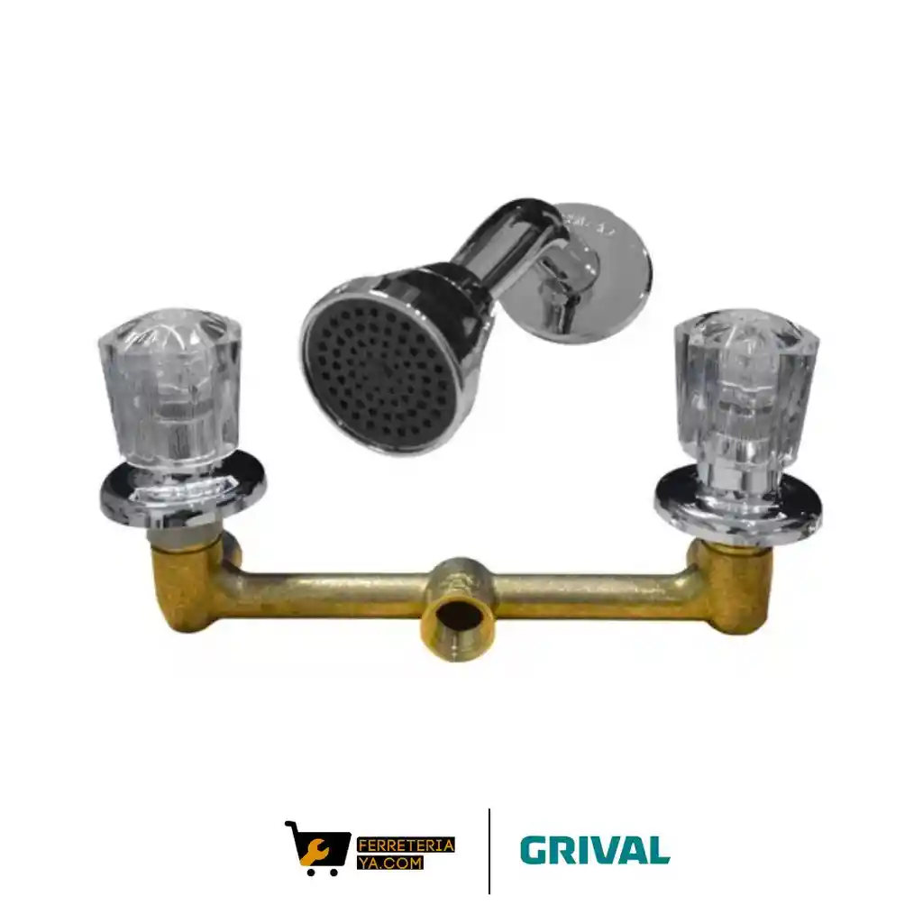 Mezclador Ducha Doble De 8" Grival Brisa