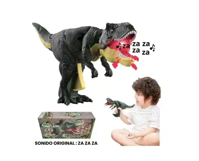 Dinosaurios Zazaza T Rex Con Luces Y Sonido Tiktok Moda Zaza