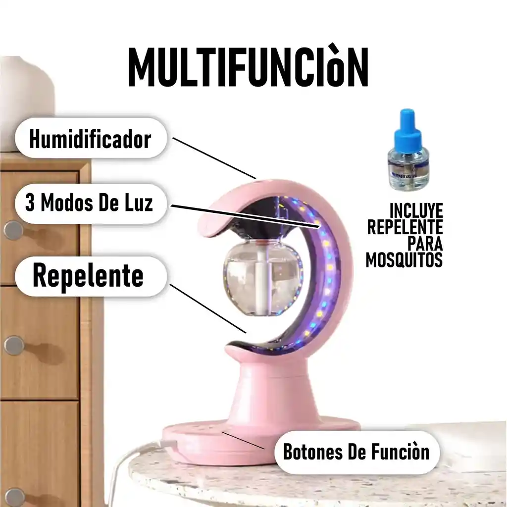 Lampara Mata Mosquitos Con Difusor De Aromas