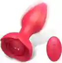 Vibrador Anal De Silicona Rosa Con Control Remoto Juguete Sexual, Masajeador De Próstata