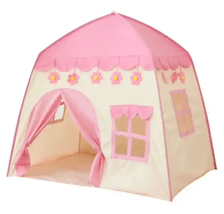 Carpa Castillo Original Rosada Casita De Princesa Divertida